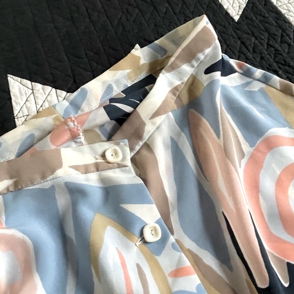 VINTAGE 80’s print circle skirt, women’s size small - Picture 3 of 5